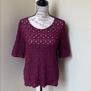 LOFT Lacey Cotton Top